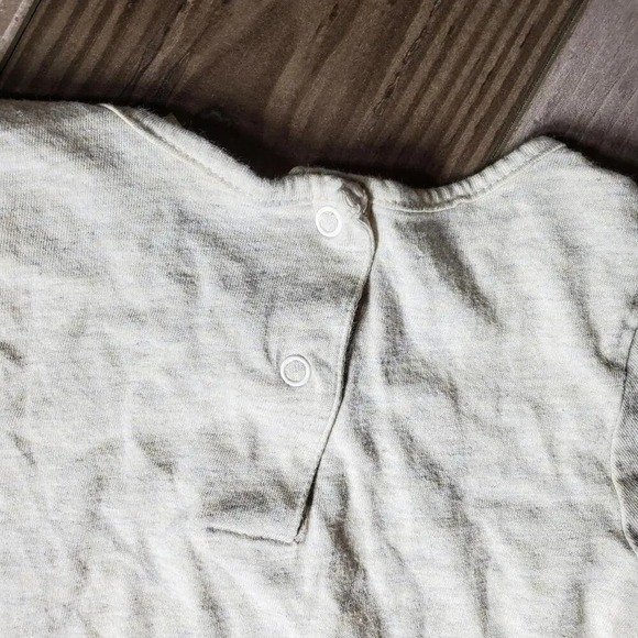 Shimmery Beige Tulle-Trimmed Top with Leopard Print Bottoms Outfit Size 24m - Picture 12 of 13